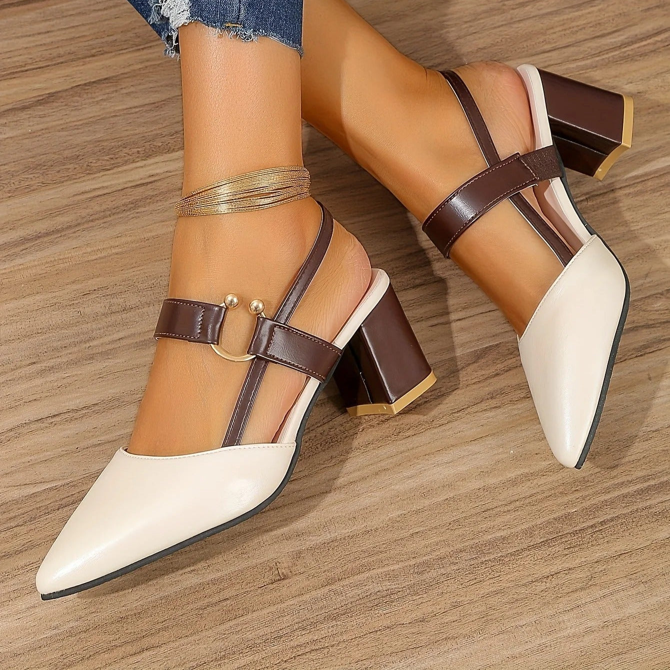 TESS SLINGBACK HEELS