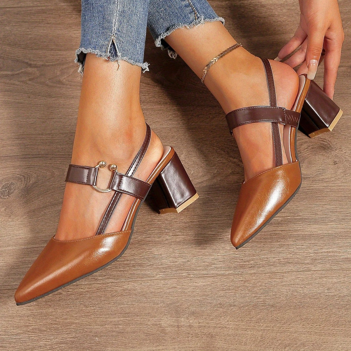 TESS SLINGBACK HEELS