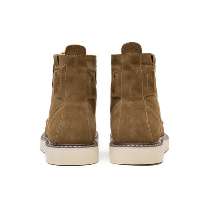 ASHFORD MOC TOE LEATHER BOOTS