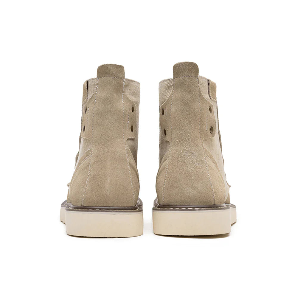 ASHFORD MOC TOE LEATHER BOOTS