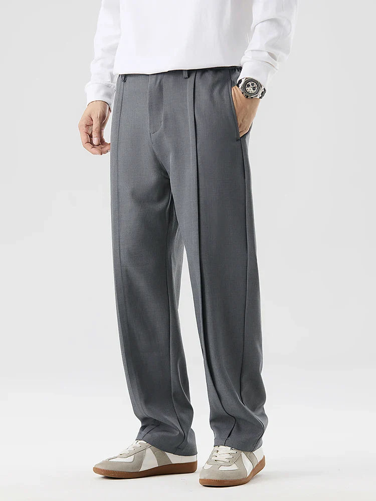 TAILORED STRAIGHT LEG TROUSERS