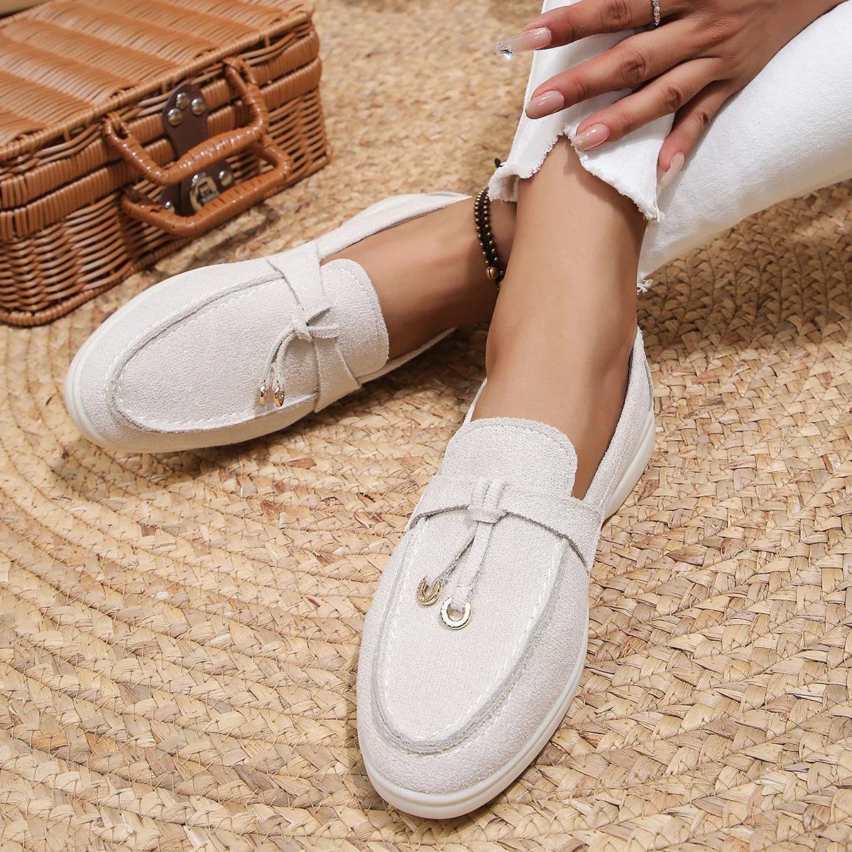 SOFIA LEATHER LOAFERS
