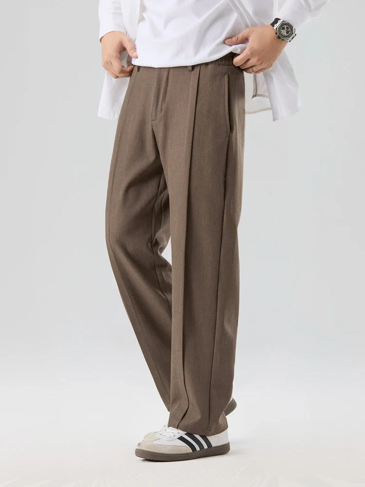 TAILORED STRAIGHT LEG TROUSERS