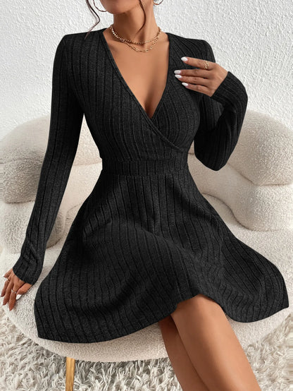 LINA RIB DRESS