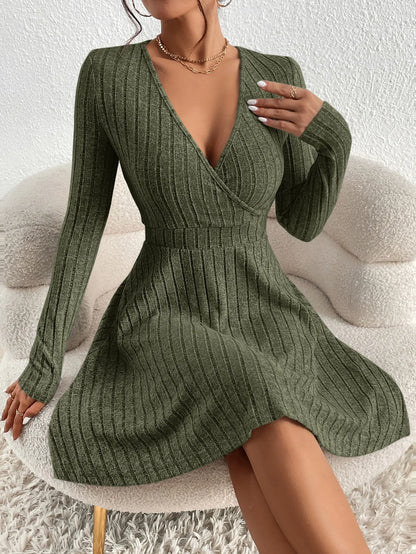LINA RIB DRESS