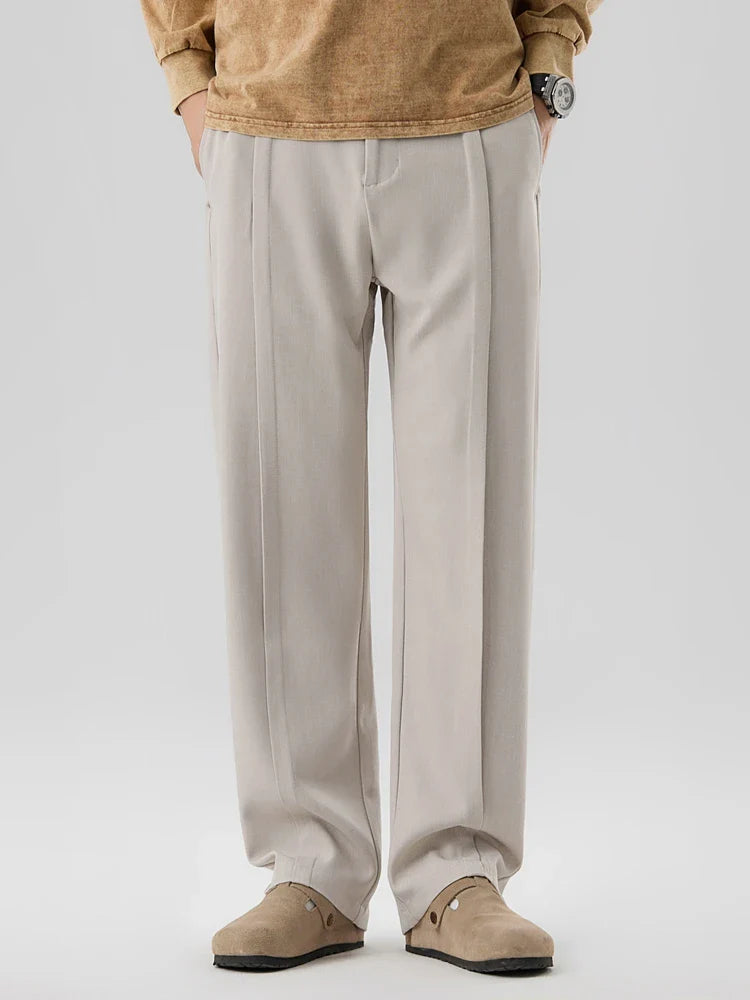 TAILORED STRAIGHT LEG TROUSERS