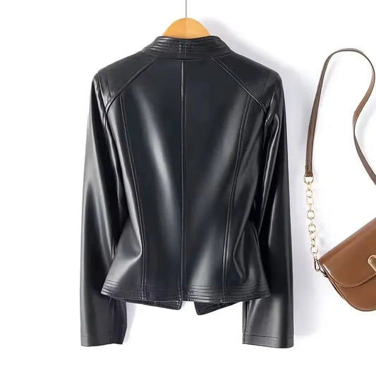 SERRA HOURGLASS LEATHER JACKET