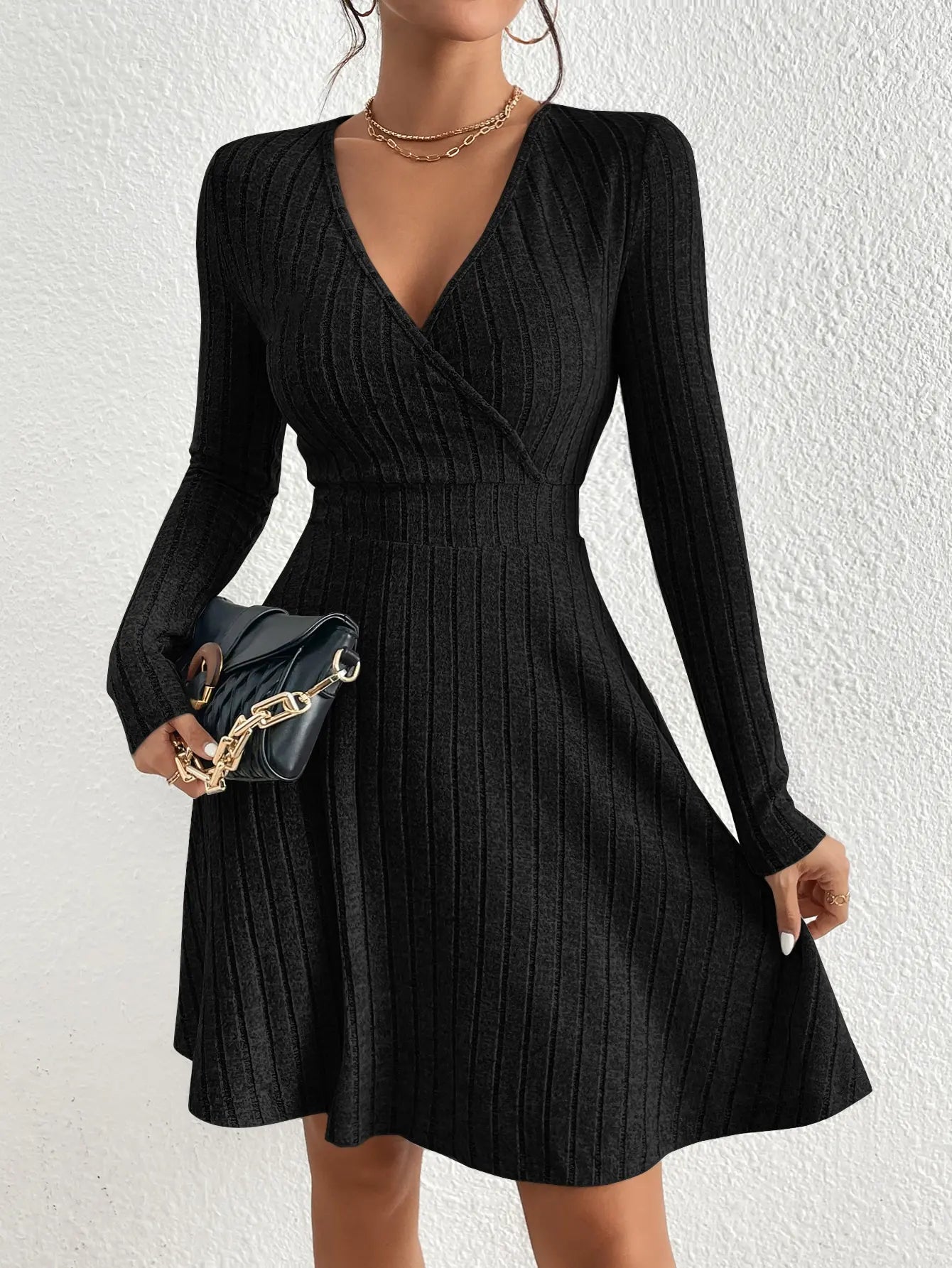 LINA RIB DRESS