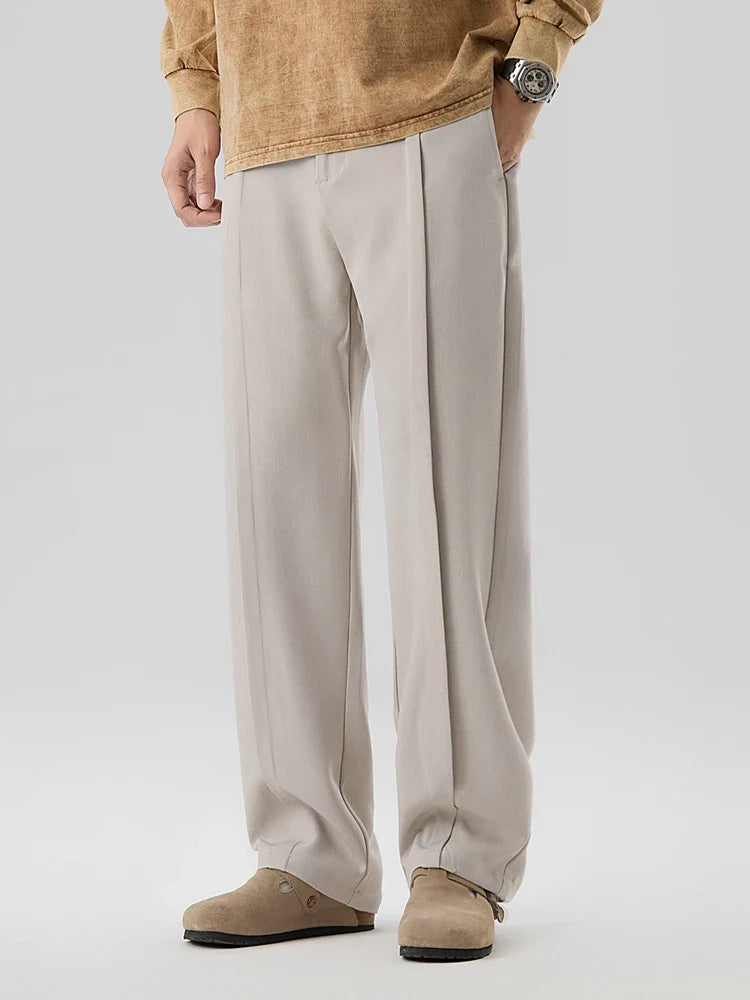 TAILORED STRAIGHT LEG TROUSERS
