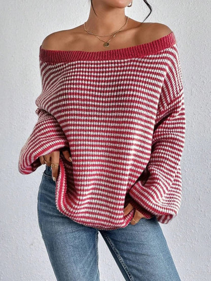 AVERY OVERSIZED STRIPED SWEATER